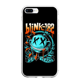 Чехол для iPhone 7Plus/8 Plus матовый с принтом Blink 182 в Белгороде, Силикон | Область печати: задняя сторона чехла, без боковых панелей | punk | группы | кролик | музыка | панк