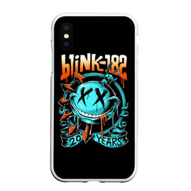 Чехол для iPhone XS Max матовый с принтом Blink 182 в Белгороде, Силикон | Область печати: задняя сторона чехла, без боковых панелей | punk | группы | кролик | музыка | панк