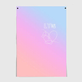 Постер с принтом BTS LOVE YOURSELF в Белгороде, 100% бумага
 | бумага, плотность 150 мг. Матовая, но за счет высокого коэффициента гладкости имеет небольшой блеск и дает на свету блики, но в отличии от глянцевой бумаги не покрыта лаком | bangtan boys | bt21 | bts | bts army | bts stickers | j hope | jimin | jin | jungkook | k pop | rap monster | rapmon | suga | v | бтс | корея | стикеры bts