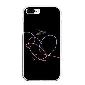 Чехол для iPhone 7Plus/8 Plus матовый с принтом BTS LOVE YOURSELF в Белгороде, Силикон | Область печати: задняя сторона чехла, без боковых панелей | bangtan boys | bt21 | bts | bts army | bts stickers | j hope | jimin | jin | jungkook | k pop | rap monster | rapmon | suga | v | бтс | корея | стикеры bts