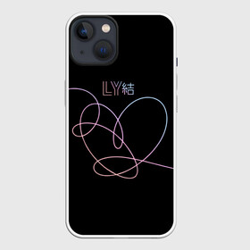 Чехол для iPhone 13 с принтом BTS LOVE YOURSELF | БТС в Белгороде,  |  | bangtan boys | bt21 | bts | bts army | bts stickers | j hope | jimin | jin | jungkook | k pop | rap monster | rapmon | suga | v | бтс | корея | стикеры bts