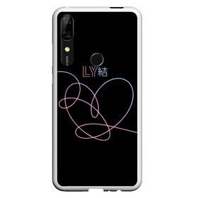 Чехол для Honor P Smart Z с принтом BTS LOVE YOURSELF в Белгороде, Силикон | Область печати: задняя сторона чехла, без боковых панелей | bangtan boys | bt21 | bts | bts army | bts stickers | j hope | jimin | jin | jungkook | k pop | rap monster | rapmon | suga | v | бтс | корея | стикеры bts