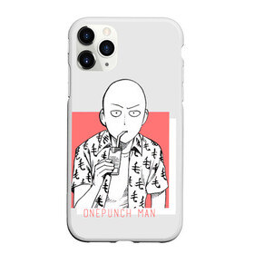 Чехол для iPhone 11 Pro Max матовый с принтом Saitama (One-Punch Man) Ванпач в Белгороде, Силикон |  | ванпач | ванпачнем | оппаи