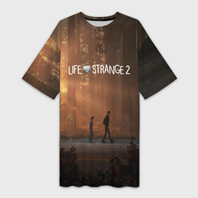 Платье-футболка 3D с принтом Life is Strange в Белгороде,  |  | caulfield | chloe price | game | kate marsh | life | life is strange | life is strange: before the storm | max | strange | две луны | игры | кейт марш | колфилд | макс | подростки | студенты