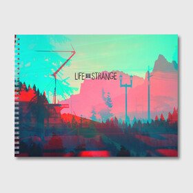 Альбом для рисования с принтом Life is Strange в Белгороде, 100% бумага
 | матовая бумага, плотность 200 мг. | caulfield | chloe price | game | kate marsh | life | life is strange | life is strange: before the storm | max | strange | две луны | игры | кейт марш | колфилд | макс | подростки | студенты