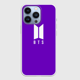 Чехол для iPhone 13 Pro с принтом BTS PURPLE в Белгороде,  |  | Тематика изображения на принте: bangtan boys | bt21 | bts | bts army | bts stickers | j hope | jimin | jin | jungkook | k pop | purple | rap monster | rapmon | suga | v | бтс | корея | пурпурный | стикеры bts | фиолетовый