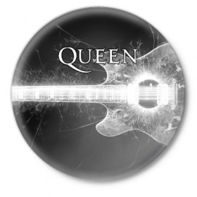 Значок с принтом Queen в Белгороде,  металл | круглая форма, металлическая застежка в виде булавки | queen | брайан мэи | британская | группа | джон дикон | королева | роджер тейлор | рок | фредди меркьюри