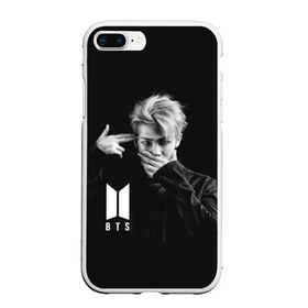 Чехол для iPhone 7Plus/8 Plus матовый с принтом BTS RAP MONSTER в Белгороде, Силикон | Область печати: задняя сторона чехла, без боковых панелей | bangtan boys | bt21 | bts | bts army | bts stickers | j hope | jimin | jin | jungkook | k pop | rap monster | rapmon | suga | v | бтс | корея | стикеры bts