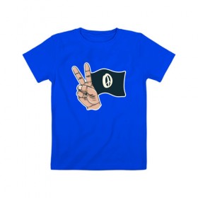 Детская футболка хлопок с принтом Peace в Белгороде, 100% хлопок | круглый вырез горловины, полуприлегающий силуэт, длина до линии бедер | Тематика изображения на принте: peace | мир | мир во всем мире | пис | хиппи