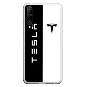 Чехол для Honor P30 с принтом TESLA в Белгороде, Силикон | Область печати: задняя сторона чехла, без боковых панелей | car | elon | motors | musk | tesla | авто | автомобиль | илон | кар | лого | маск | машина | моторс | тесла | тэсла