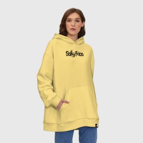 Худи SuperOversize хлопок с принтом SALLY FACE в Белгороде, 70% хлопок, 30% полиэстер, мягкий начес внутри | карман-кенгуру, эластичная резинка на манжетах и по нижней кромке, двухслойный капюшон
 | 