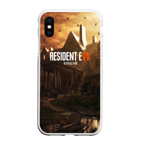 Чехол для iPhone XS Max матовый с принтом RESIDENT EVIL 7 в Белгороде, Силикон | Область печати: задняя сторона чехла, без боковых панелей | biohazard | biohazard 7 | crocodile | fang | game | hand | monster | new umbrella | resident evil | resident evil 7 | umbrella | umbrella corp | umbrella corporation | zombie