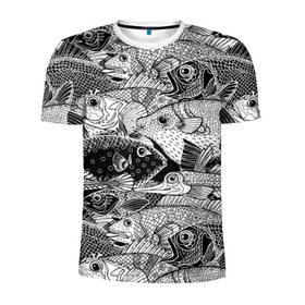Мужская футболка 3D спортивная с принтом Рыбы в Белгороде, 100% полиэстер с улучшенными характеристиками | приталенный силуэт, круглая горловина, широкие плечи, сужается к линии бедра | beautiful | best | cool | depth | fashio | fish | graphics | pattern | picture | trendy | underwater | water | world | youth | белый | вода | глубина | графика | картинка | красивый | крутой | лучший | мир | мода | модный | молодёжная | подводный | рисуно