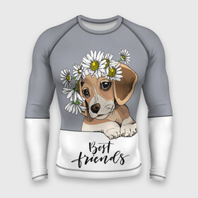 Мужской рашгард 3D с принтом Best friend в Белгороде,  |  | backgroun | best | breed | daisies | dog | flowers | friend | green | kid | puppy | wreath | венок | графика | друг | зелёный | картинка | красивый | крутой | лучший | малыш | мода | модный | молодёжная | порода | рисунок | ромашки | собака