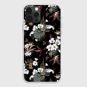 Чехол для iPhone 12 Pro Max с принтом Белые цветы в Белгороде, Силикон |  | bouquets | field | flora | flowers | leaves | pat | букеты | графика | искусство | картинка | красивый | красный | крутой | листья | мода | модный | молодёжная | орнамент | полевые | рисунок | розы | рукоделие | стиль