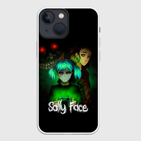 Чехол для iPhone 13 mini с принтом Sally Face в Белгороде,  |  | blue | diane | face | fisher | gizmo | henry | johnson | killer | larry | sally | генри | гизмо | джонсон | диана | ларри | лицо | салли | фейс | фишер