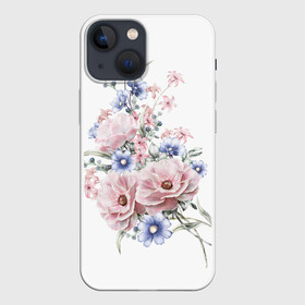 Чехол для iPhone 13 mini с принтом Цветы в Белгороде,  |  | bouquets | flowers | pattern | roses | букеты | графика | жёлтый | зелёный | искусство | картинка | красивый | крутой | листья | мода | модный | молодёжная | оранжевый | орнамент | рисунок | розовый | розы | рукоделие