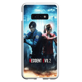 Чехол для Samsung S10E с принтом RESIDENT EVIL2 в Белгороде, Силикон | Область печати: задняя сторона чехла, без боковых панелей | biohazard | biohazard 7 | crocodile | fang | game | hand | monster | new umbrella | resident evil | resident evil 7 | umbrella | umbrella corp | umbrella corporation | zombie