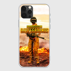 Чехол для iPhone 12 Pro Max с принтом PUBG в Белгороде, Силикон |  | Тематика изображения на принте: 2019 | battle royale | battlegrounds | chicken | cs:go | csgo | dinner | dota | dota2 | playerunknown’s | pubg | winner | боевик | война | игры | известные | королевская битва | ксго | оружие | пабг | шутеры