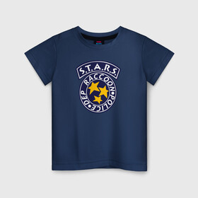 Детская футболка хлопок с принтом S.T.A.R.S. RACCOON CITY в Белгороде, 100% хлопок | круглый вырез горловины, полуприлегающий силуэт, длина до линии бедер | Тематика изображения на принте: ada wong | biohazard | game | gamer | leon | logo | mistic | raccoon city | re2 | resident evil 2 | rpd | stars | umbrella | ада вонг | амбрелла | зомби | игра | мистика | ужасы