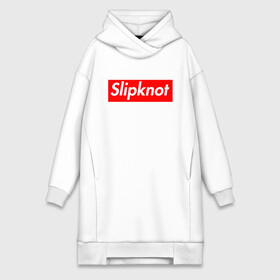 Платье-худи хлопок с принтом Slipknot (supreme style) в Белгороде,  |  | streetwear | комбинезоны | маски | ню метал | петля | плашка | стритстайл | удавка | уличный