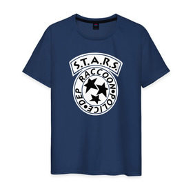 Мужская футболка хлопок с принтом S.T.A.R.S. RACCOON CITY в Белгороде, 100% хлопок | прямой крой, круглый вырез горловины, длина до линии бедер, слегка спущенное плечо. | ada wong | biohazard | game | gamer | leon | logo | mistic | raccoon city | re2 | resident evil 2 | rpd | stars | umbrella | ада вонг | амбрелла | зомби | игра | мистика | ужасы