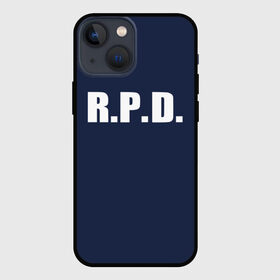 Чехол для iPhone 13 mini с принтом R.P.D. LEON S.KENNEDY в Белгороде,  |  | ada wong | biohazard | game | gamer | leon | logo | mistic | raccoon city | re2 | resident evil 2 | rpd | stars | umbrella | ада вонг | амбрелла | зомби | игра | мистика | ужасы