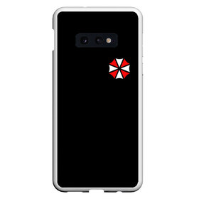 Чехол для Samsung S10E с принтом UMBRELLA CORP (НА СПИНЕ) в Белгороде, Силикон | Область печати: задняя сторона чехла, без боковых панелей | ada wong | biohazard | game | gamer | leon | logo | mistic | raccoon city | re2 | resident evil 2 | rpd | stars | umbrella | ада вонг | амбрелла | зомби | игра | мистика | ужасы