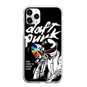 Чехол для iPhone 11 Pro матовый с принтом Daft Punk в Белгороде, Силикон |  | daft punk | electronic | house | human | music | robot | дафт панк | музыка | синти поп | хаус | электроника