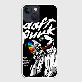 Чехол для iPhone 13 mini с принтом Daft Punk в Белгороде,  |  | daft punk | electronic | house | human | music | robot | дафт панк | музыка | синти поп | хаус | электроника