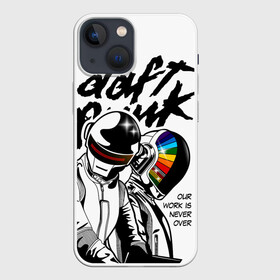 Чехол для iPhone 13 mini с принтом Daft Punk в Белгороде,  |  | daft punk | electronic | house | human | music | robot | дафт панк | музыка | синти поп | хаус | электроника