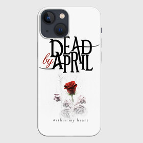 Чехол для iPhone 13 mini с принтом Dead by April в Белгороде,  |  | dead by april | metal | rock | группы | метал | музыка | рок