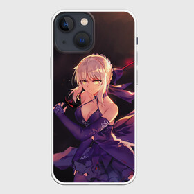 Чехол для iPhone 13 mini с принтом Лунный свет в потерянной комнате в Белгороде,  |  | anime | fate grand order | manga | saber | аниме | арчер | ассасин | великий приказ | лансер | лунный свет в потерянной комнате | манга | первая миссия | судьба великая кампания | сэйбер