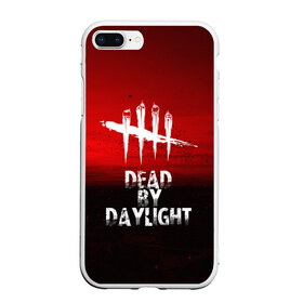 Чехол для iPhone 7Plus/8 Plus матовый с принтом DEAD BY DAYLIGHT в Белгороде, Силикон | Область печати: задняя сторона чехла, без боковых панелей | dead by daylight | game | hillbilly | maniacs | trapper | wraith | деревенщина | игра | мертвые днем | охотник | призрак