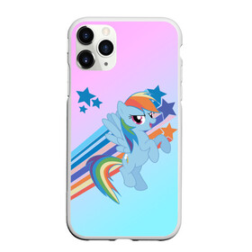 Чехол для iPhone 11 Pro Max матовый с принтом Rainbow Dash в Белгороде, Силикон |  | cute | mlp | pony | млп | пони | рейнбоу дэш