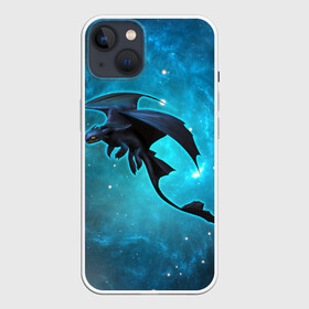 Чехол для iPhone 13 с принтом Night Fury в Белгороде,  |  | how to train your dragon | night fury | беззубик | дракон | как приручить дракона | ночная фурия