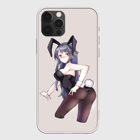 Чехол для iPhone 12 Pro с принтом Bunny Girl в Белгороде, силикон | область печати: задняя сторона чехла, без боковых панелей | anime | rascal does not dream of bunny girl senpai | seishun buta yarou wa bunny girl senpai | аниме | сакурадзима май | сакута | этот глупый свин не понимает мечту девочки зайки