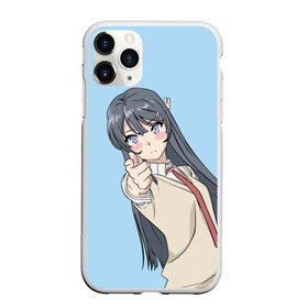 Чехол для iPhone 11 Pro Max матовый с принтом Seishun Buta в Белгороде, Силикон |  | anime | rascal does not dream of bunny girl senpai | seishun buta yarou wa bunny girl senpai | аниме | сакурадзима май | сакута | этот глупый свин не понимает мечту девочки зайки