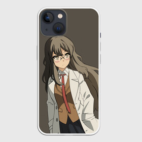 Чехол для iPhone 13 с принтом Rascal Does Not Dream | Рио Футаба в Белгороде,  |  | anime | rascal does not dream of bunny girl senpai | seishun buta yarou wa bunny girl senpai | аниме | сакурадзима май | сакута | этот глупый свин не понимает мечту девочки зайки