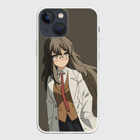 Чехол для iPhone 13 mini с принтом Rascal Does Not Dream | Рио Футаба в Белгороде,  |  | anime | rascal does not dream of bunny girl senpai | seishun buta yarou wa bunny girl senpai | аниме | сакурадзима май | сакута | этот глупый свин не понимает мечту девочки зайки