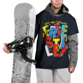 Накидка на куртку 3D с принтом Freestyle! Skate forever в Белгороде, 100% полиэстер |  | 3д | sport | графика | доска | жёлтый | звезды | зелёный | искусство | калёса | картинка | красный | крутой | лучи | лучший | мода | молнии | молодежная | надпись | объем | рисунок | сила | синий | скейтборд