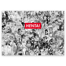 Поздравительная открытка с принтом Японская анимация в Белгороде, 100% бумага | плотность бумаги 280 г/м2, матовая, на обратной стороне линовка и место для марки
 | Тематика изображения на принте: ahegao | anime | kodome | manga | senpai | аниме | анимэ | ахегао | кодоме | манга | меха | сенпай | юри | яой