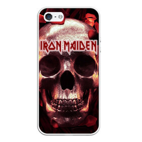 Чехол для iPhone 5/5S матовый с принтом Iron Maiden в Белгороде, Силикон | Область печати: задняя сторона чехла, без боковых панелей | бас | британия | брюс дикинсон | гитара | группа | дева | железная | метал | нико макбрэйн | рок | стив харрис | хеви | яник герс