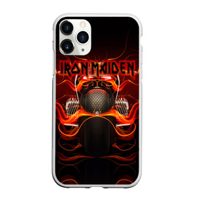 Чехол для iPhone 11 Pro матовый с принтом Iron Maiden в Белгороде, Силикон |  | бас | британия | брюс дикинсон | гитара | группа | дева | железная | метал | нико макбрэйн | рок | стив харрис | хеви | яник герс