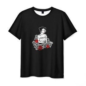 Мужская футболка 3D с принтом Монеточка - Юность в Белгороде, 100% полиэфир | прямой крой, круглый вырез горловины, длина до линии бедер | альбом | лиза | монеточка | музыка | нет монет | раскраски | ушла к реалисту | юность