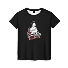 Женская футболка 3D с принтом Монеточка - Юность в Белгороде, 100% полиэфир ( синтетическое хлопкоподобное полотно) | прямой крой, круглый вырез горловины, длина до линии бедер | альбом | лиза | монеточка | музыка | нет монет | раскраски | ушла к реалисту | юность