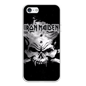 Чехол для iPhone 5/5S матовый с принтом Iron Maiden в Белгороде, Силикон | Область печати: задняя сторона чехла, без боковых панелей | бас | британия | брюс дикинсон | гитара | группа | дева | железная | метал | нико макбрэйн | рок | стив харрис | хеви | яник герс