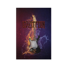 Обложка для паспорта матовая кожа с принтом Led Zeppelin в Белгороде, натуральная матовая кожа | размер 19,3 х 13,7 см; прозрачные пластиковые крепления | блюз рок | британская | группа | джимми пейдж | джон пол джонс | роберт плант | рок | фолк рок | хард рок | хеви метал