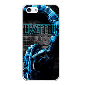 Чехол для iPhone 5/5S матовый с принтом Led Zeppelin в Белгороде, Силикон | Область печати: задняя сторона чехла, без боковых панелей | блюз рок | британская | группа | джимми пейдж | джон пол джонс | роберт плант | рок | фолк рок | хард рок | хеви метал