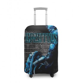 Чехол для чемодана 3D с принтом Led Zeppelin в Белгороде, 86% полиэфир, 14% спандекс | двустороннее нанесение принта, прорези для ручек и колес | блюз рок | британская | группа | джимми пейдж | джон пол джонс | роберт плант | рок | фолк рок | хард рок | хеви метал